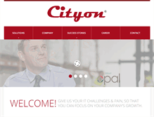 Tablet Screenshot of cityonsystems.com